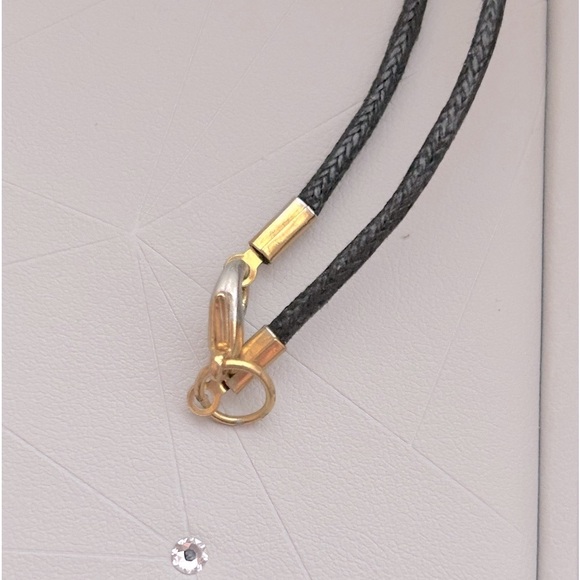 💙 Stunning Exquisite Rare Venetian Murano Glass Heart Pendant with Leather Chain - Picture 4 of 9